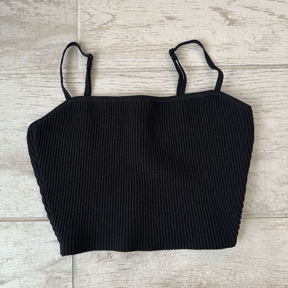 Babaton Sculpt Knit Cropped Cami Tank